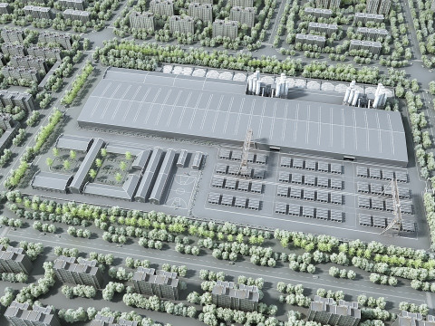 Factory 3D Model