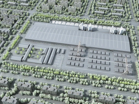 Factory 3D Model