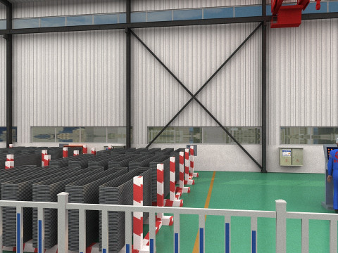 Factory Model 3D