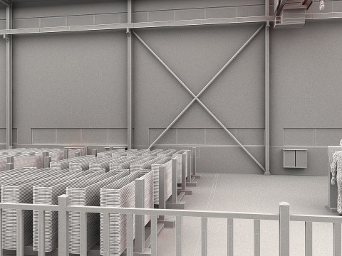 Factory Model 3D