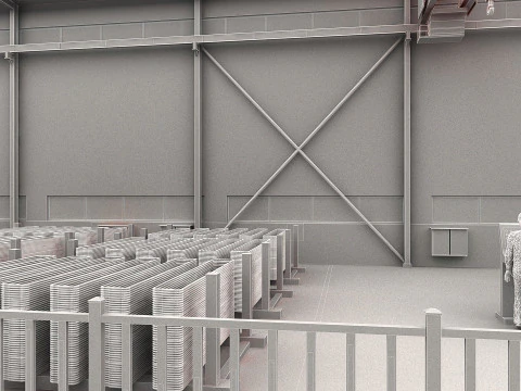 Factory 3D Model