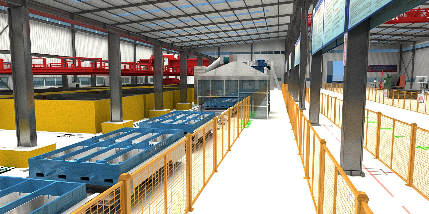 Factory 3D Model .c4d .max .obj .3ds .fbx .stl .blend 