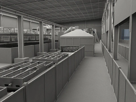 Factory 3D Model