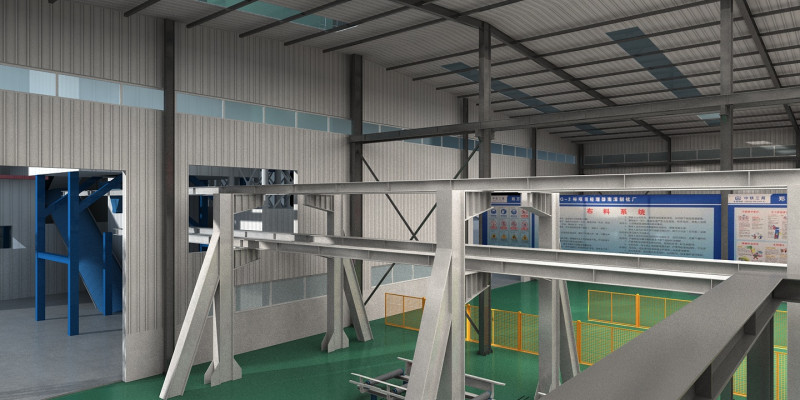 Factory 3D Model .c4d .max .obj .3ds .fbx .stl .blend 