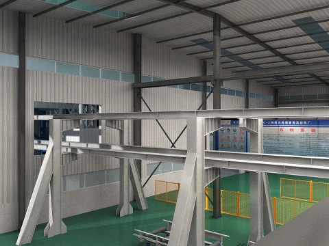 कारखाना 3D मॉडल