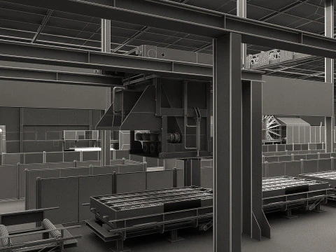 Factory 3D Model