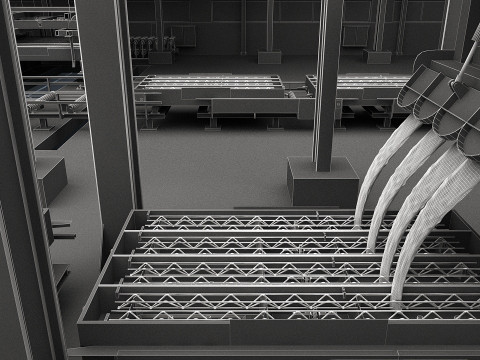 Factory 3D Model