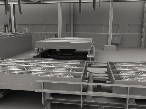 Factory 3D Model