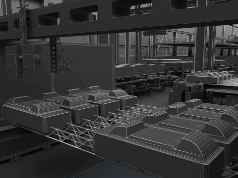 Factory 3D Model