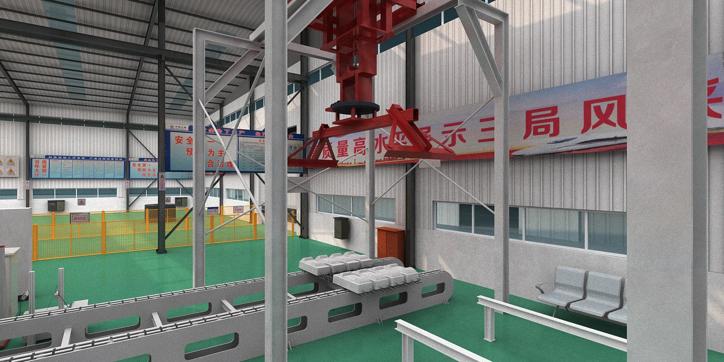 Factory 3D Model .c4d .max .obj .3ds .fbx .stl .blend 