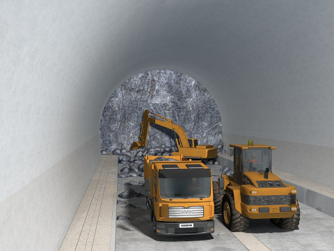 Tunnelling Modelo 3D
