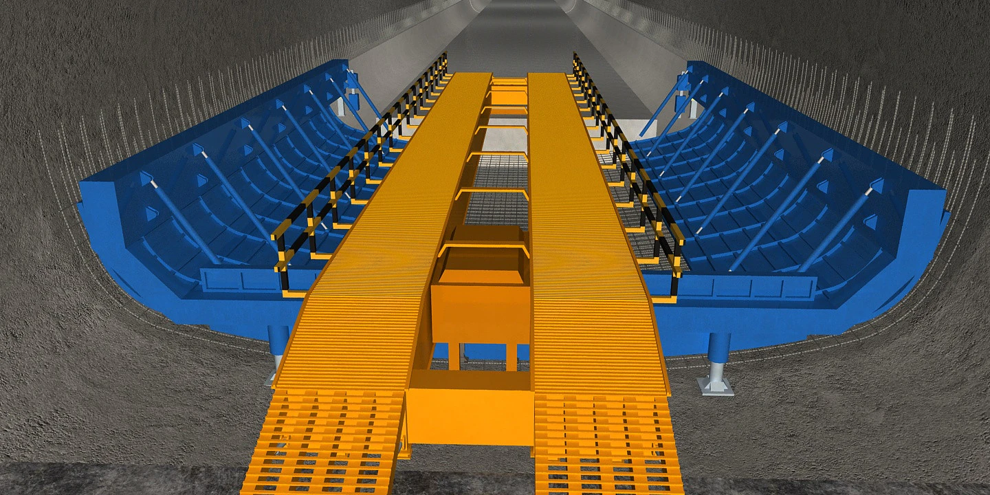 Tunnelling 3D Model .c4d .max .obj .3ds .fbx .stl .blend 
