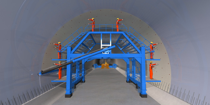 Tunnelling 3D Model .c4d .max .obj .3ds .fbx .stl .blend 