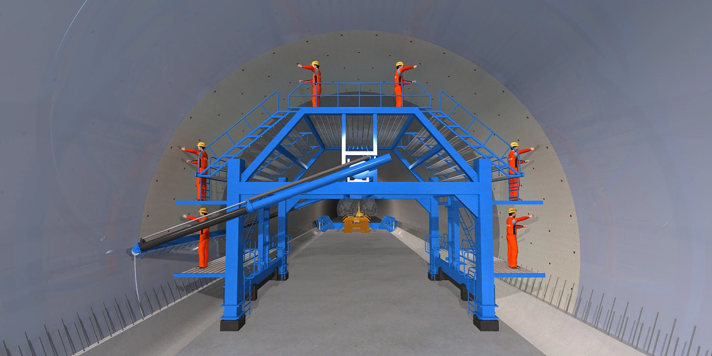 Tunnelling 3D Model .c4d .max .obj .3ds .fbx .stl .blend 