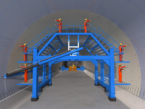 Tunnelling 3D Model