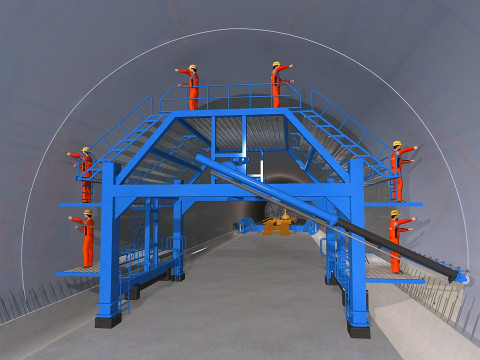 Tunnelling 3D Model