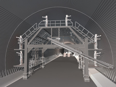 Tunnelling 3D Model