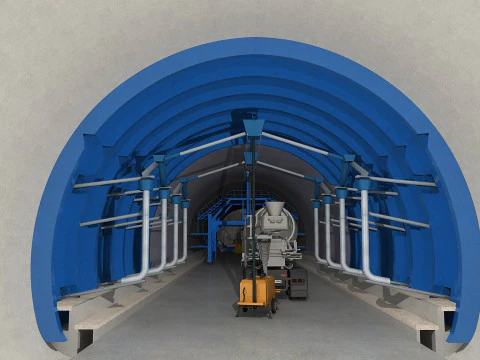 Tunnelling 3D Model