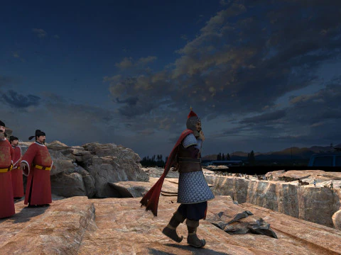 Ancient laborers 3D Model