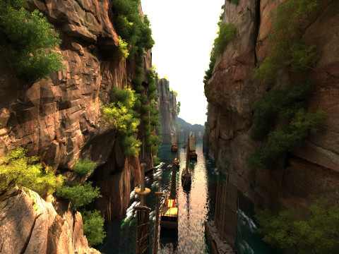 Canyon Modèle 3D