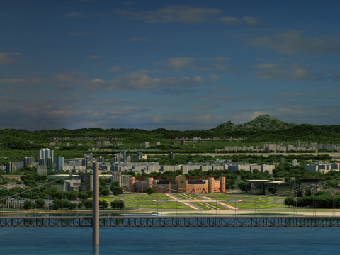City Building 3D 模型