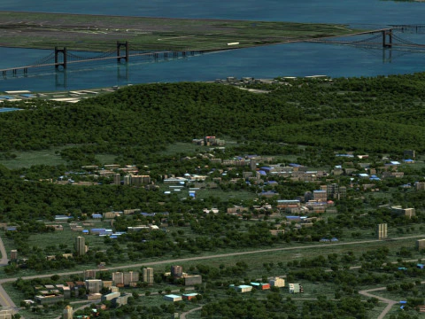 City Building 3D Model