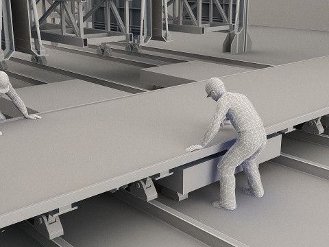 Factory Model 3D