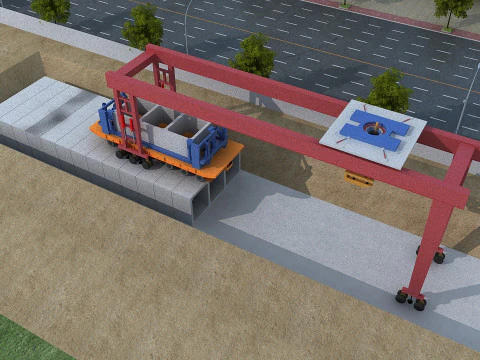 Фабрика 3D Модель