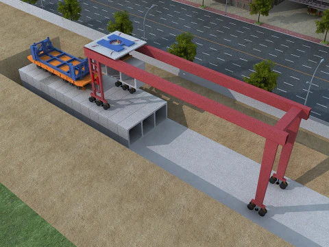 Factory 3D Model