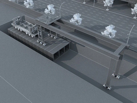 Factory 3D Model