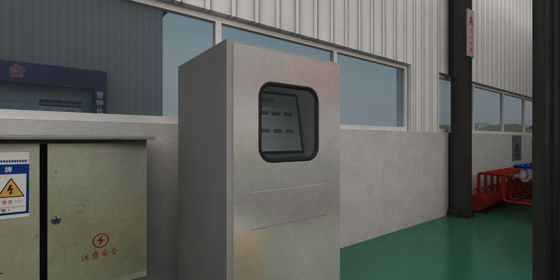 Factory 3D Модель .c4d .max .obj .3ds .fbx .stl .blend 