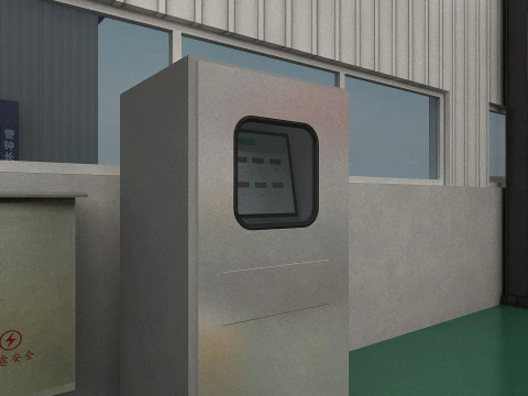 Фабрика 3D Модель