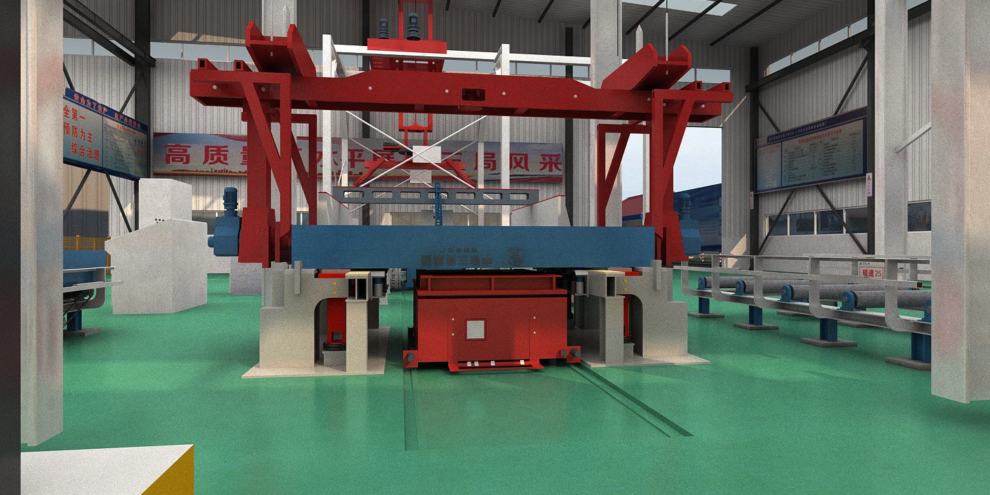 Factory 3D Model .c4d .max .obj .3ds .fbx .stl .blend 