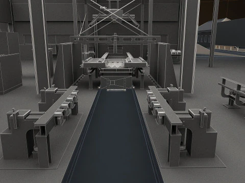 Factory 3D Model