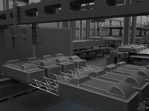 Factory 3D Model