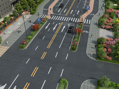 Highway 3D-Modell