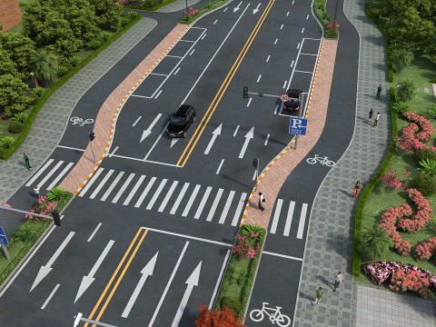 Highway 3D Model