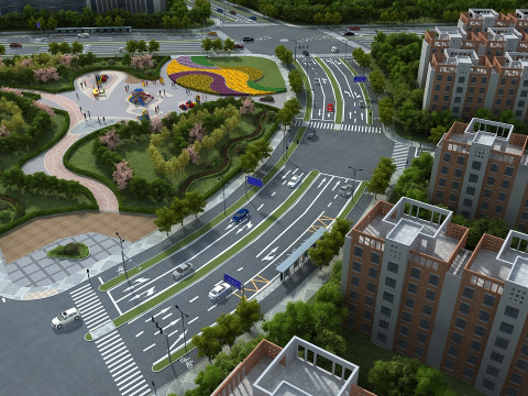 Highway Model 3D