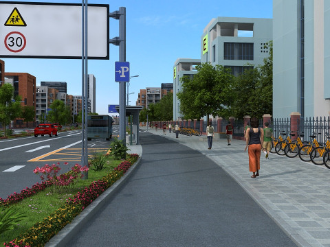 Highway Model 3D