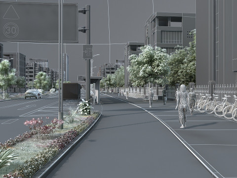 Highway Model 3D