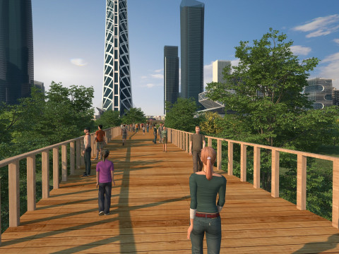 Urban architecture 3D Model