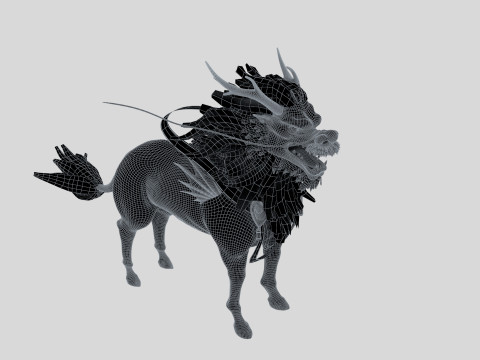 Kirin 3D-Modell