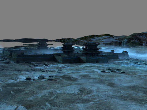 Jiayuguan Modèle 3D