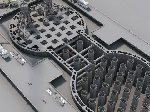 Build a bridge 3D Model