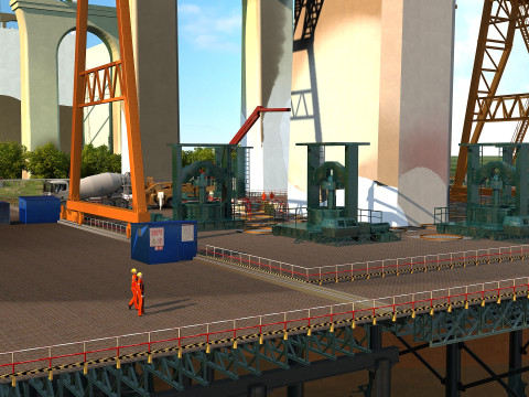 Build a bridge 3Dモデル