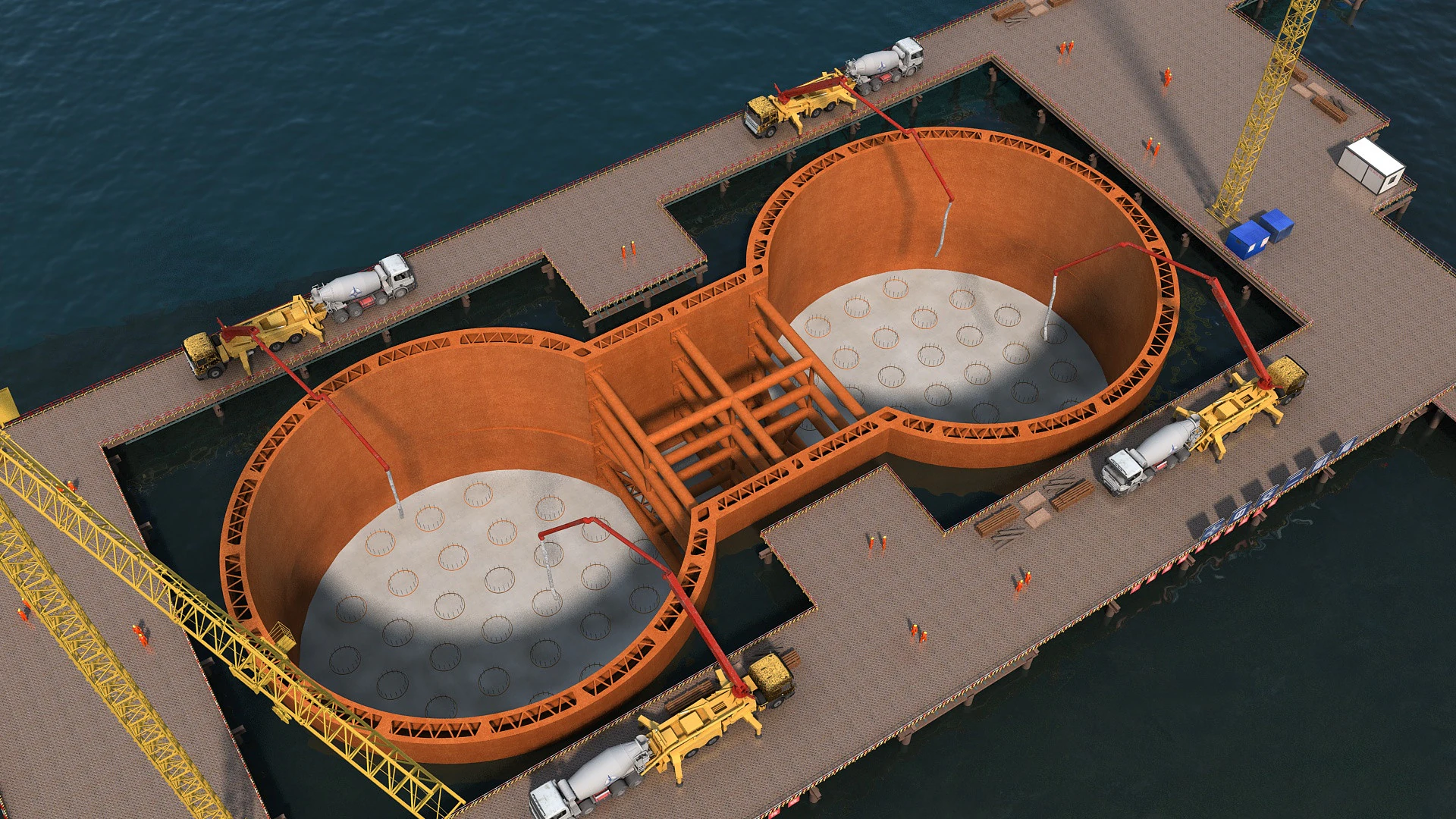 Build a bridge 3D Model .c4d .max .obj .3ds .fbx .stl .blend 