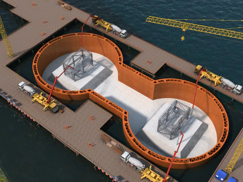 Build a bridge 3D Model