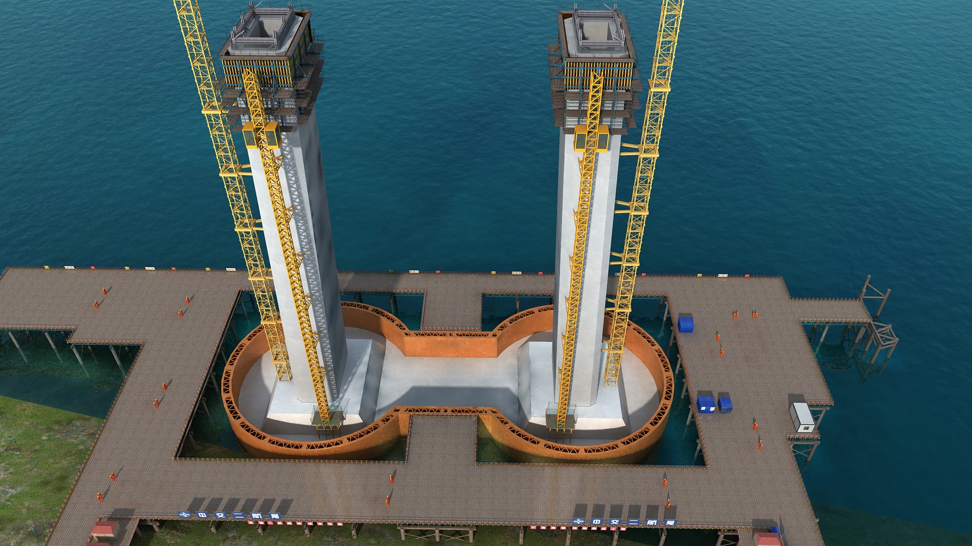 Build a bridge 3D Model .c4d .max .obj .3ds .fbx .stl .blend 