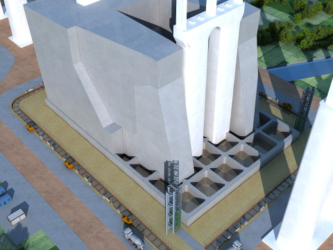 Build a bridge 3D Model