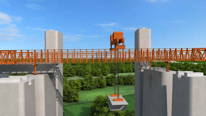 Build a bridge 3D Model .c4d .max .obj .3ds .fbx .stl .blend 